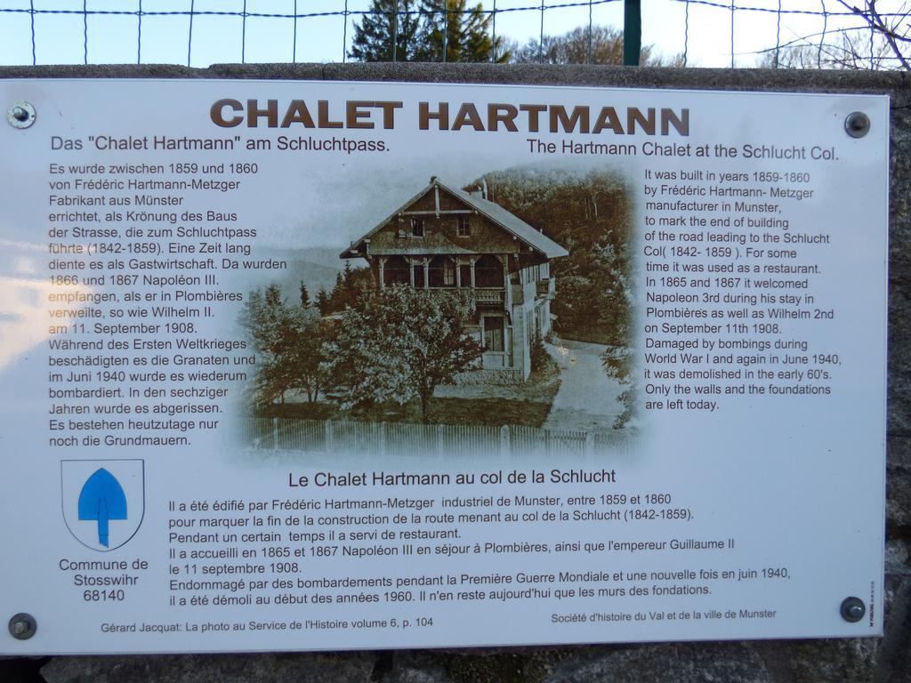 Hotel Restaurant Du Chalet Stosswihr エクステリア 写真